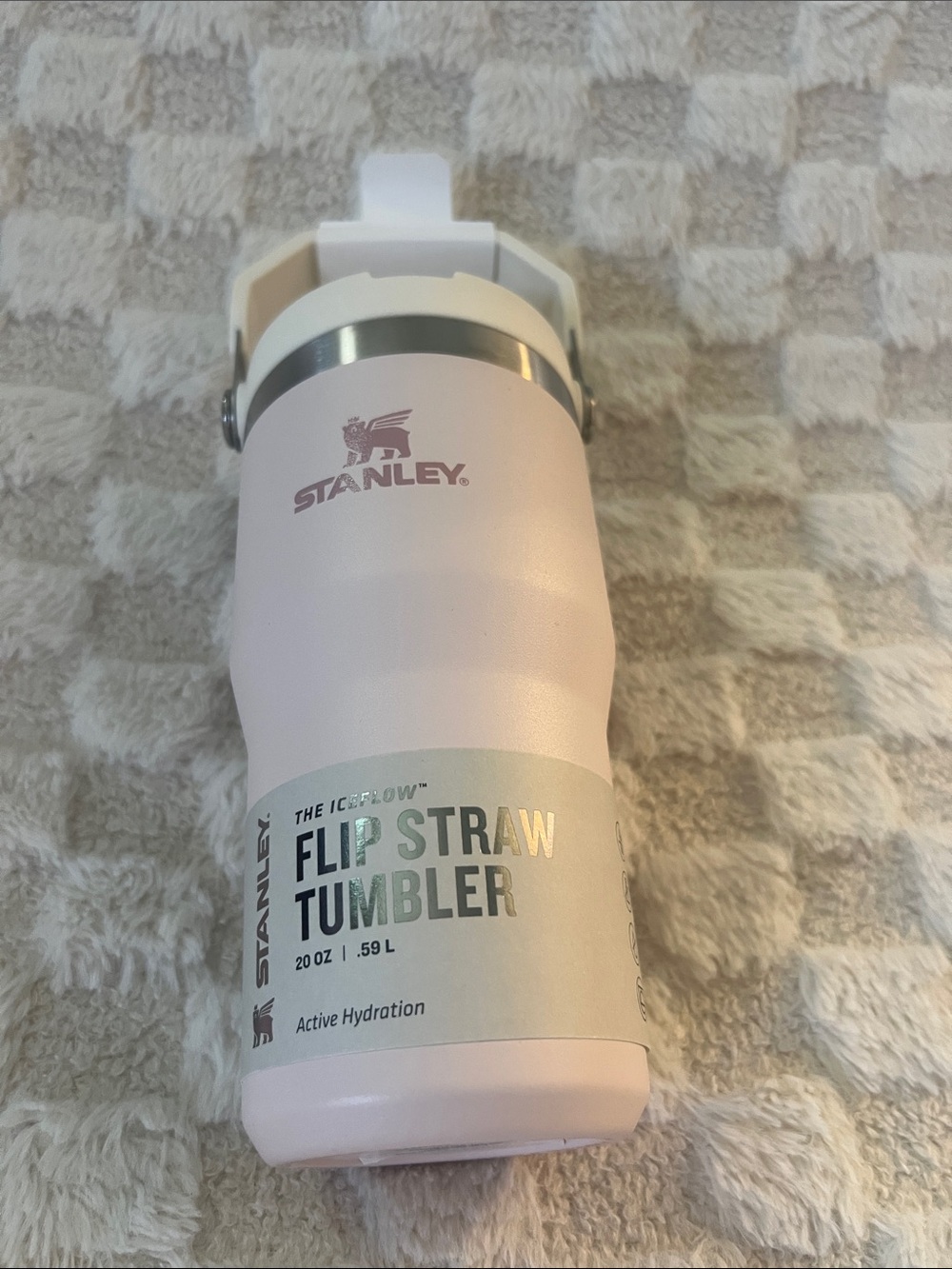 Stanley Pink Flip Straw Tumbler - Pastel Pink